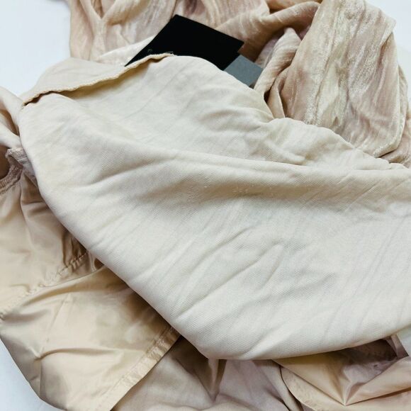 New NWT Marc New York Champagne Velvet Velour Wide Leg Pants Size Large - Picture 15 of 16